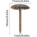 Miniatyrbillede 2 af 4: Bronze Dekorative Negle Retro Antik Dekorative Negle Polstring Negle Dekorative Møbelstifter til Forstærkning og Dekoration af Sofa Senger Skab
