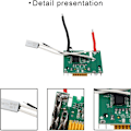 Miniatyrbilde 5 av 5: Deler av PCB-kretsmodulbrett, Ionbeskyttelse for erstatningsbatteri PCB Ionbatteri 18V PCB-brett for 18V Bl1830 Bl1840 Bl1850