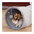 Miniatyrbild 3 av 4: Vikbar Kattunnel för Katter Katt Leksaker Hållbar Mocka Lektunnel Gömma Husdjurstunnel för Husdjur