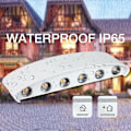 Miniatyrbillede 1 af 4: 12W LED Indendørs Vægskinne Hvid Moderne Vægslampe, IP65 Vandafvisende Aluminium Udendørs Vægskinne, Op-Ned Spotlys til Stue Soveværelse Gang