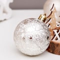 Miniatyrbilde 4 av 5: 30 stykker 6 cm/2,36\" knusefrie julekulepynt i plast, julekulepynt, hengende anheng, festivalfest