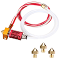 Miniatyrbilde 1 av 5: MK8 3D-skriver Hotend Kit Ekstruder, 0,4 mm dyse sett, 24V 40W Ekstruderhode for 3D-skriver 3