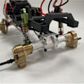 Miniatyrbild 5 av 5: För FMS FCX24 Mässing Portal och Bakre Hus Set 1/24 RC Crawler Bil Uppgraderingar Delar Tillbehör, Svart