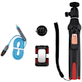 Miniatyrbillede 2 af 5: Selfie Tripod Bærbar Bluetooth Bærbar Monopod Fjernbetjening Bluetooth Udløser Mobiltelefon