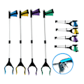 Miniatyrbillede 1 af 5: Scavenger Tools 32 Tommer, Teleskopisk Griber Hjælpemiddel til Handicappede Aluminium Griber til Opsamling af Affald, Affaldskovl, 3 stk.