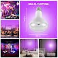 Miniatyrbillede 1 af 5: E26 15W Ultraviolet UV-lampe Sort Pære Fluorescerende Sensorlampe 220V/110V DJ Festdekoration