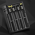 Miniatyrbillede 5 af 5: 18650 Oplader med 4 Slots USB 21700 Aaaaa 26650 NiMH Uafhængig Intelligent Lithium Batteri