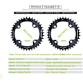 Pikkukuva 2 / 5: 104BCD E-Bike-ketjupyörä + sovitin Tongsheng TSDZ -keskimoottorille E-Bike-alumiiniseospyörän kammisarja, punainen 30T