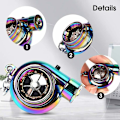 Miniatyrbillede 4 af 5: Bil Metal Nøglering Lyd Turbo Nøglehylster Leje Spindende Model Turbine Turbo Ring Nøgle Turbo Formet-Fei Yu