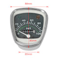 Miniatyrbilde 5 av 5: Retro Speedometer Tachometer Odometer Instrument for Passport C50 C70 C90 C70MK3 Universal Gauges