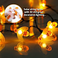 Miniatyrbild 4 av 5: Solcellsstränglampor, Bi-Stränglampor Utomhus 30LED 6.3m Fairy Lights Vattentät Dekorationslampa Feer Stränglampor För Trädgårdsfest Bröllop Kväll
