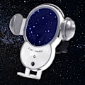 Miniatyrbilde 5 av 5: Bil lader uten 10W helautomatisk tre-akset lader mobiltelefonholder
