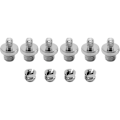 Miniatyrbilde 1 av 5: 10 stk 1/4 tommers og 3/8 tommers kameraskrueadapter konverter gjengesett for monopod kulehode stativ lampeholder utstyr skuldre