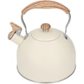 Miniatyrbild 3 av 5: Visslande vattenkokare 2,5L Rostfritt stål Tekanna Vattenkokare Ergonomiskt handtag Tekanna Beige