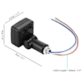 Miniatyrbillede 4 af 5: 5X 220V Mini Menneskekrop Infrarød Sensor Switch LED Overlyss PIR Bevægelsesjusterbar Sort