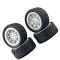 Miniatyrbild 3 av 5: 4 st mässingsstyrblock styrled aluminium servoarm för 1/16 Crawler Car uppgraderingsdelar TRX4M 1/18 RC