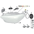 Pikkukuva 3 / 5: 2 kpl D1S D3S Xenon HID -polttimon pidike sovitinpidike kiinnitysrengas 63117162087 1 3 5 7 sarjaan X5 X6