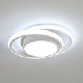 Miniatyrbillede 1 af 5: LED-loftslampe, rund loftslampe 32W 2500lm, moderne loftslampe til entre, soveværelse, køkken, stue, køligt hvidt 6000K, længde 34c