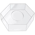 Pikkukuva 1 / 5: Akryylikakkukoristelevy Kuusikulmainen kakkualusta Täytettävä kakkualusta DIY-kakkutelineen pohjalle Läpinäkyvä kakkuteline Työkalut Koristelu 20X20X10cm