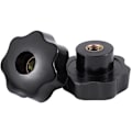 Miniatyrbilde 3 av 5: 2 stk M10 muttere med én gjenge 50 mm plast stjernehode klemmehåndtak klemme
