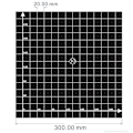 Miniatyrbillede 2 af 5: 3D Printer Tilbehør 300X300Mm Varmeseng Platform Sticker Lim Struktur Med 1:1 Koordinater