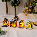 Miniatyrbillede 3 af 5: Vinter Julepynt Juleharpiks Hjemmesamler Figur til Julefest Dekoration