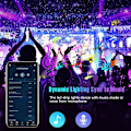 Miniatyrbilde 5 av 5: LED-stripe, 5M 150LED Bluetooth LED-stripe 5050 RGB 5V USB, Lysstripe styrt via APP og fjernkontroll, 16 millioner farger og 213 moduser Perfekt