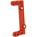 Pikkukuva 2 / 5: Metal 2-vaihteinen vaihdeservon kiinnitysteline Axial SCX6 JLU Wrangler AXI05000 1/6 RC-auton päivitysosiin, oranssi
