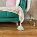 Miniatyrbilde 4 av 5: Moderne trekantede møbelbein i metall, utskiftbare møbelbein, trekantmøbelbein, TV-seng, sofabein, møbelbaser, sofabordbein, DIY