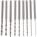 Miniatyrbillede 1 af 5: 2,35 mm skaft karbid end mill gravering bits legering fræser cnc roterende burrs wolfram stål spiral maskinværktøj