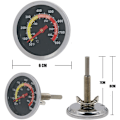 Miniatyrbilde 3 av 5: Termometer i rustfritt stål BBQ Termometer Temperaturmåler for grilling - RWThermometer