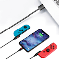 Miniatyrbilde 4 av 5: Bærbar multifunksjonell 1,8 m 3 i 1 ladekabel for / Switch / & Smart