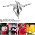 Miniatyrbillede 5 af 5: Rustfrit Stål Blenderbladhoved med Rengøringsbørste Reservedele Velegnet til Thermomix TM31