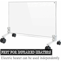 Miniatyrbild 4 av 5: 2-pack Universala Infraröda Radiatorfötter, Stödben Passar Uppvärmningspaneler, Justerbart Stöd med Hjul Passar Olika Märken