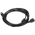 Miniatyrbilde 4 av 5: Lang USB-forlengelseskabel 2.0 hann til hann for datamaskin, 3 meter svart