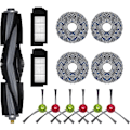 Miniatyrbilde 1 av 5: Reservedelersett for Ecovacs Deebot X1 Omni, X1 e Omni, X1 Turbo, T10 Turbo/Omni robotstøvsuger, 1 børste, 2 filtre, 6 sidebørster