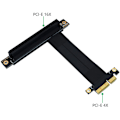 Miniatyrbillede 3 af 5: PCI-E PCI Express 16X til 4X forlængerkabel bånd Express-kortadapter 90 grader til 180 grader