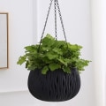 Miniatyrbild 4 av 5: Hängande korgar Blomkruka Makramé Växthållare Växthängare Inomhus Vägghängande Kruka Växthållare Korg - Vit