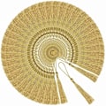 Miniatyrbillede 1 af 5: 100 stk. 13 cm/5 tommer Håndlavede Bløde Kvaster Silke Kvaster til Fremstilling af, DIY Projekter, Bogmærker