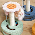 Miniatyrbillede 3 af 5: Kattetræ 26 x 35 x 20 cm Multifunktionel Sisal Søjle Legetøj Platforme