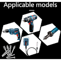 Miniatyrbild 4 av 5: Elektrisk roterande fil av karbidstål - 6mm till 12mm hög för slipning av trä och metall (förpackning med 8)