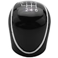 Miniatyrbillede 3 af 5: 8X 6-trins manuel gearknop i PU-læder til Mondeo IV C-MAX Transit Focus MK3 MK4