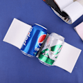 Miniatyrbild 3 av 5: Fläskflaskhållare Flasklagringsmatta Stapelbar Plastflaskhållare Vinställ Flaskhållare för Kök Kylskåp Mjölkvit