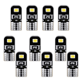 Miniatyrbilde 1 av 5: T10 W5W LED-billampe, 2835-2 Breddeindikator, Nummerplatebelysning Dekoding, Canbus Leselampe [Energiklasse A+]