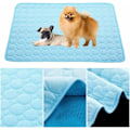Miniatyrbillede 3 af 5: Is-silke koldt koldt pude kæledyrsmåtte sommer sofa pude kat og hund (XL, 100 x 70 cm)-