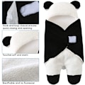 Miniatyrbilde 3 av 5: Babyteppe med hette, fleece sovepose
