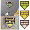 Miniatyrbild 3 av 5: Baseboll Displayfodral Basebollhållare För Bollar Display Basebollar Väggdisplaylåda Antifade UV-Skydd Vit
