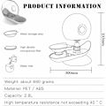 Miniatyrbild 4 av 5: Vattenbehållare för små husdjur Hundar Katter Gravity Vattenbehållare Matningskopp Automatisk Vatten Dricksfontän för Små eller Medelstora Hundar Katter (Grå Snigel)