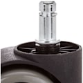 Pikkukuva 5 / 5: Pyörivät pyörät nylonista ja harmaasta PVC:stä ilman jarrua 50 mm M10 5 kpl