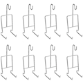 Miniatyrbilde 1 av 5: 8 stk. Tekopp og skål displaystativ holder i metall, koppskålholder, tekoppholder, display, kaffekopparrangør